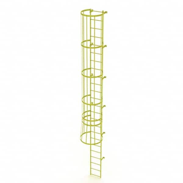 TRI-ARC - Rolling & Wall Mounted Ladders & Platforms Type: Fixed Ladder Style: Safety Cage - Caliber Tooling