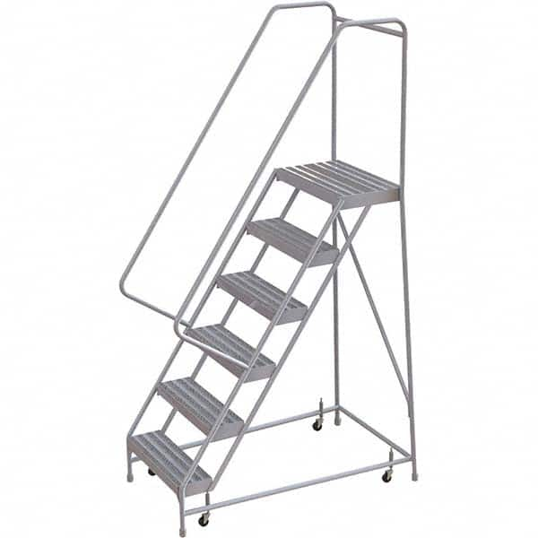 TRI-ARC - Rolling & Wall Mounted Ladders & Platforms Type: Rolling Warehouse Ladder Style: Rolling Safety Ladder - Caliber Tooling