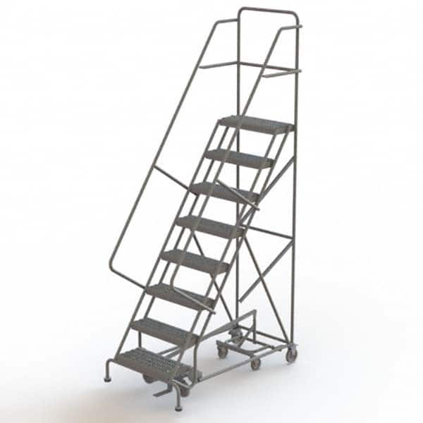 TRI-ARC - Rolling & Wall Mounted Ladders & Platforms Type: All-Directional Ladder Style: Forward Descent 50 Degree Incline - Caliber Tooling