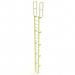 TRI-ARC - Rolling & Wall Mounted Ladders & Platforms Type: Fixed Ladder Style: Safety Cage - Caliber Tooling