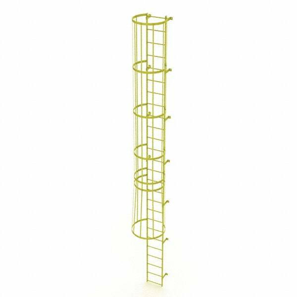 TRI-ARC - Rolling & Wall Mounted Ladders & Platforms Type: Fixed Ladder Style: Safety Cage - Caliber Tooling