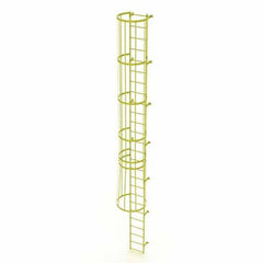 TRI-ARC - Rolling & Wall Mounted Ladders & Platforms Type: Fixed Ladder Style: Safety Cage - Caliber Tooling