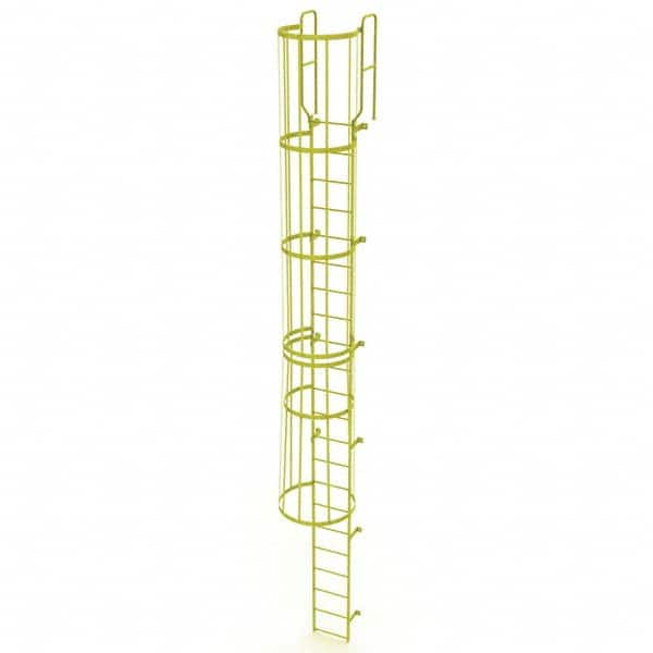 TRI-ARC - Rolling & Wall Mounted Ladders & Platforms Type: Fixed Ladder Style: Safety Cage - Caliber Tooling