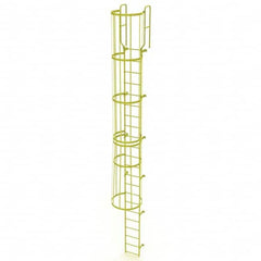 TRI-ARC - Rolling & Wall Mounted Ladders & Platforms Type: Fixed Ladder Style: Safety Cage - Caliber Tooling