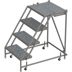 TRI-ARC - Rolling & Wall Mounted Ladders & Platforms Type: Rolling Warehouse Ladder Style: Rolling Platform Ladder - Caliber Tooling