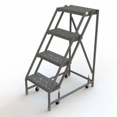 TRI-ARC - Rolling & Wall Mounted Ladders & Platforms Type: Rolling Warehouse Ladder Style: Rolling Platform Ladder - Caliber Tooling