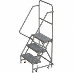 TRI-ARC - Rolling & Wall Mounted Ladders & Platforms Type: Rolling Warehouse Ladder Style: Rolling Platform Ladder - Caliber Tooling