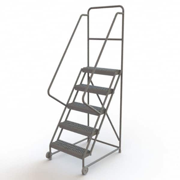 TRI-ARC - Rolling & Wall Mounted Ladders & Platforms Type: TiltNRoll Rolling Ladder Style: Tilt & Roll Safety Ladder - Caliber Tooling