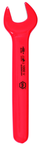 Insulated Open End Wrench 17mm x 162mm OAL; angled 15° - Caliber Tooling