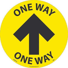 NMC - "One Way" Adhesive-Backed Floor Sign - Caliber Tooling