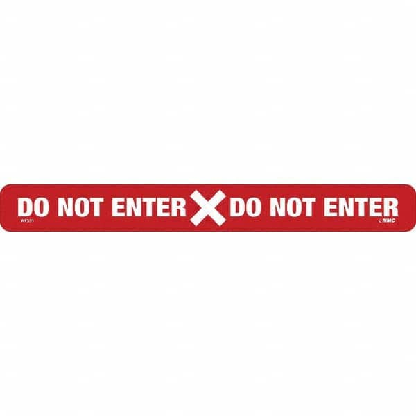 NMC - "Do Not Enter" Adhesive-Backed Floor Sign - Caliber Tooling