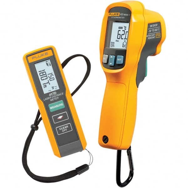 Fluke - Laser & Ultrasonic Distance Finders Type: Laser Maximum Distance (Meters): 40.00 - Caliber Tooling