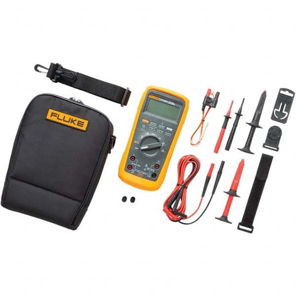 Fluke - Multimeters Multimeter Type: Digital; Digital Clamp Measures: Voltage; Resistance; Frequency; Capacitance; Diode Test; Continuity; Temperature - Caliber Tooling