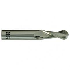 5/16" Dia. - 2-1/2" OAL - Carbide - Ball End HP End Mill-2 FL - Caliber Tooling