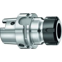 Schunk - Collet Chucks; Collet System: ER ; Collet Series: ER25 ; Shank Type: Hollow Taper ; Modular Connection Size: HSK63A ; Projection (mm): 100.000 ; Through Coolant: Yes - Exact Industrial Supply