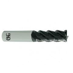 1" Dia. - 5" OAL - TIAlN CBD - .19 CR- Roughing End Mill - 4 FL - Caliber Tooling