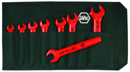 Insulated Open End Inch Wrench 8 Piece Set Includes: 5/16" - 3/4" In Canvas Pouch - Caliber Tooling