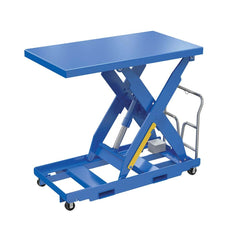 Vestil - Lifting Tables; Type: Electric Hydraulic Lift ; Lift Style: Scissor ; Style: Portable Electric Hydraulic ; Load Capacity (Lb.): 1000.000 ; Minimum Height (Inch): 13 ; Lift Height (Inch): 60 - Exact Industrial Supply