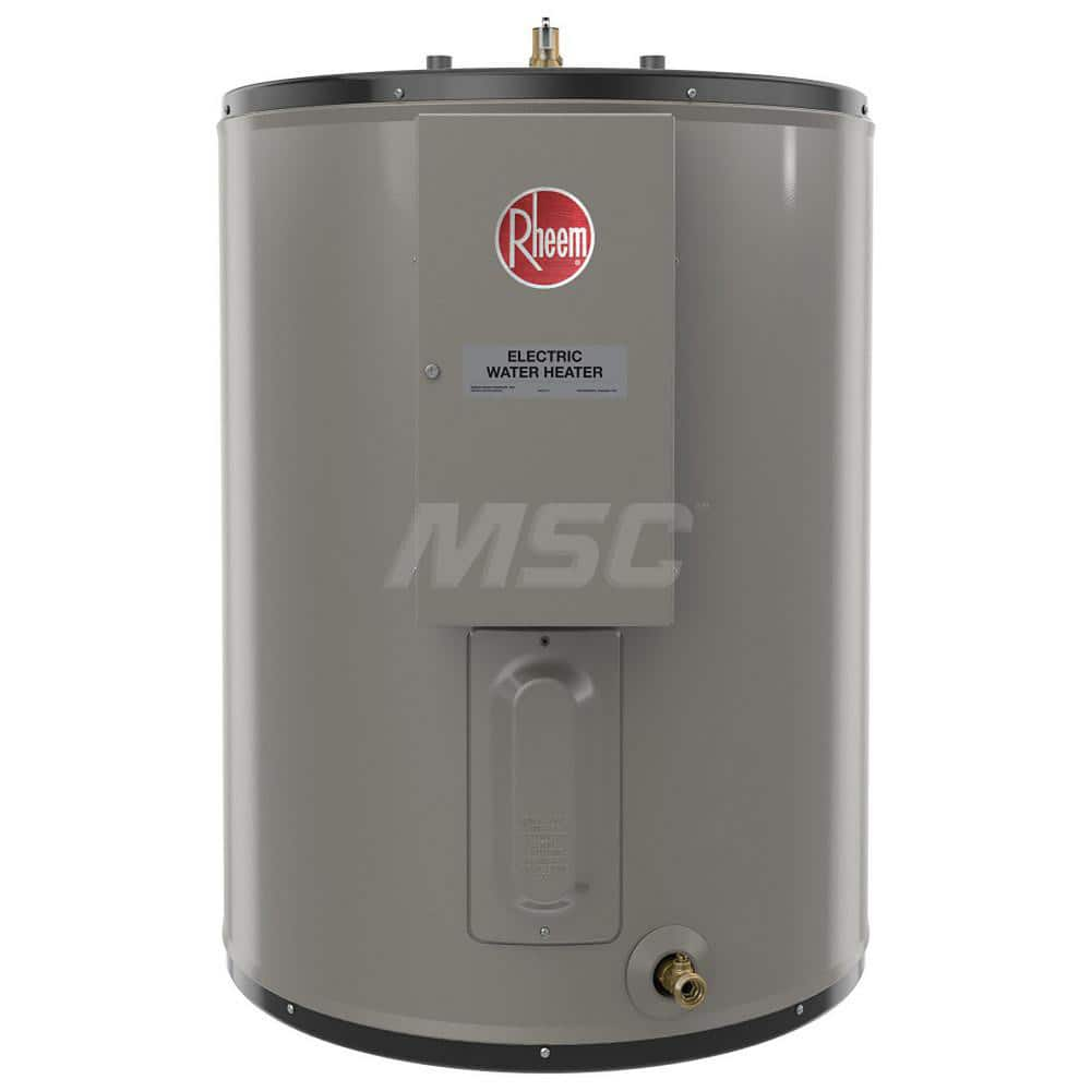 Electric Water Heaters; Style: Light-Duty; Voltage: 480; Wire Gauge: 10; Temperature Rise: 120 ™F @ 15 GPH; Kilowatts: 4.5; Tank Capacity (Gal.): 30.00; Diameter/Width (Inch): 22-1/4; Amperage Rating: 9.4; Phase: 1; 3