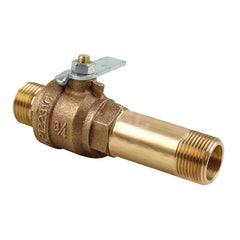 Boiler Drain Valves; Pipe Size: 3/4; End Connections: NPT; Handle Type: Lever; Special Item Information: Allows The Water Heater To Be Drained For Servicing or Flushing Of Sediment; For Use With: 50; 85; & 120 gal Electric Water Heater Models; Minimum Ord