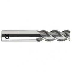 5/16 Dia. x 2-1/2 Overall Length 3-Flute .020 C/R Solid Carbide SE End Mill-Round Shank-Center Cutting-Uncoated - Caliber Tooling