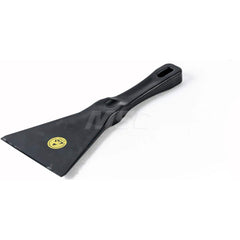 Scrapers & Scraper Sets; Flexibility: Stiff; Blade Material: Polypropylene; Blade Width (Decimal Inch): 4.3300; Blade Material: Polypropylene; Blade Length (Inch): 9-27/32; Non-Conductive: Conductive; Color: Black; Type: Anti Static ESD Spatula; Type: Ant