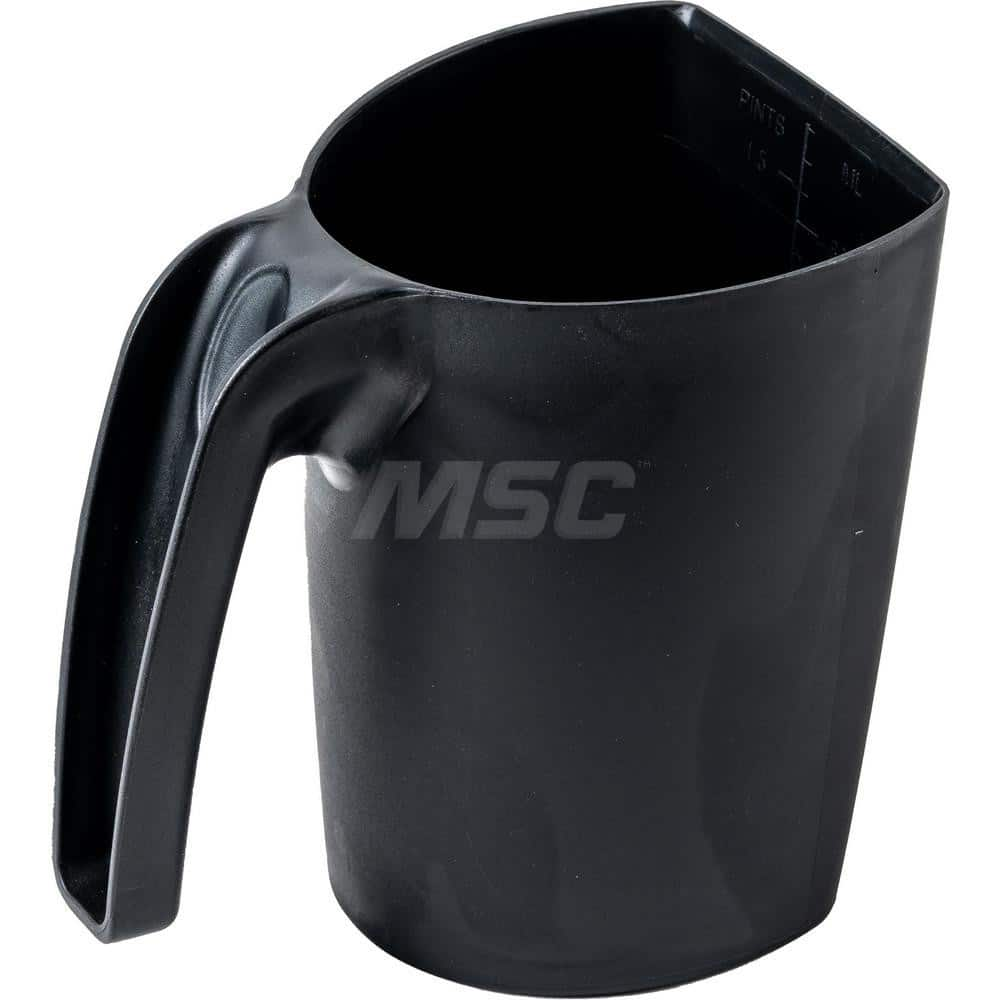 Scoops; Type: Anti Static ESD Scoop; Scoop Shape: Round; Color: Black; Volume Capacity Range: 32 oz. - 63.9 oz.; Material Family: Plastic; Material: Polypropylene