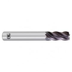 1 x 1 x 1-1/2 x 4 4Fl .125 C/R Carbide End Mill - EXO - Caliber Tooling