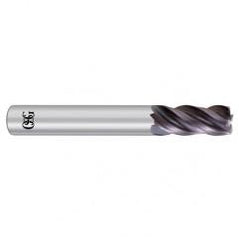 3/8 x 3/8 x 7/8 x 2-1/2 4Fl .030 C/R Carbide End Mill - EXO - Caliber Tooling