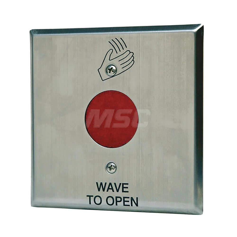 Stainless Steel Infrared Touchless Door Activator Switch For use with Activate Full & Low Energy Automatic Doors