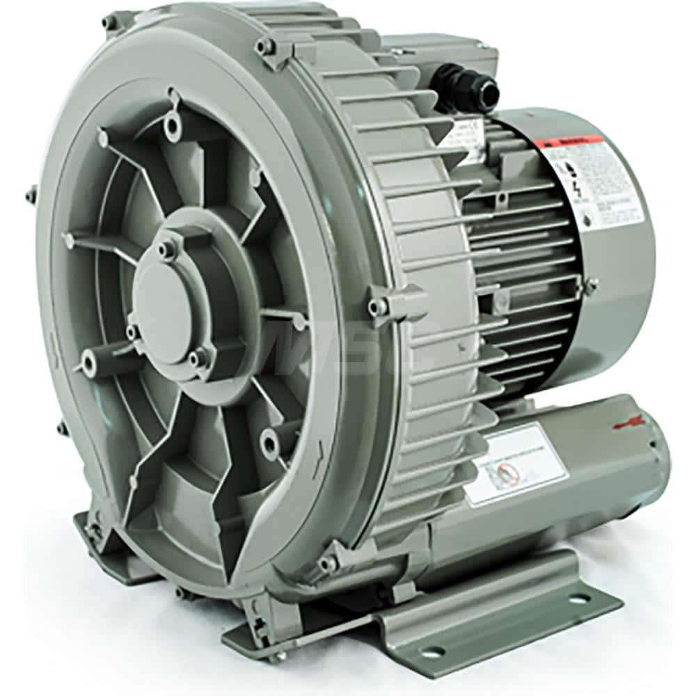 Regenerative Air Blowers; Inlet Size: 2″; Outlet Size: 2″; Horse Power: 2.5; Amperage Rating: 7.7000; Cubic Feet Per Minute: 155 SCFM; Height (Inch): 16; Width (Decimal Inch): 16; Maximum Working Water Pressure: 89.00; Maximum Vacuum Water Pressure: 85.00