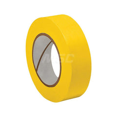 Painter's Tape & Masking Tape: 2″ Wide, 60 yd Long, 3.6 mil Thick, Yellow Paper, Acrylic Adhesive, 18 lb/in Tensile Strength