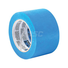 Painter's Tape & Masking Tape: 4″ Wide, 60 yd Long, 5.4 mil Thick, Blue Crepe Paper, Acrylic Adhesive, 27 lb/in Tensile Strength