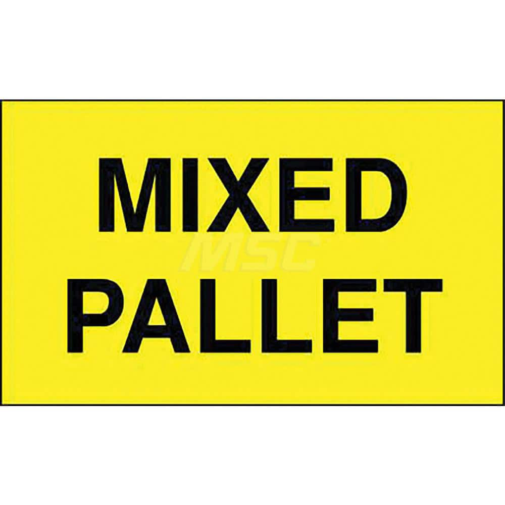 Inspection & Quality Label: ″Mixed Pallet″, Rectangle, 5″ Wide, 3″ High Paper