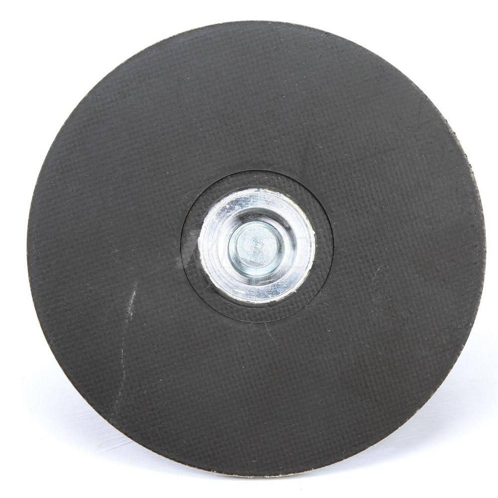 Disc Backing Pad: 4″ Dia, Quick-Change 12,000 Max RPM