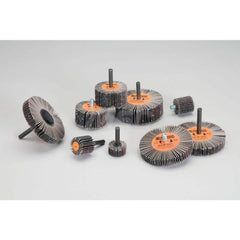 Unmounted Flap Wheels; Abrasive Type: Non-Woven; Abrasive Material: Aluminum Oxide; Outside Diameter (Inch): 6; Face Width (Inch): 1; Grade: Very Fine; Maximum RPM: 12000