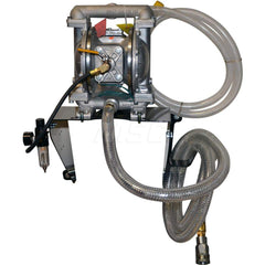 Air Operated Diaphragm Pump: 1″ NPT, Aluminum Housing