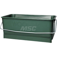 Paint Trays & Liners; Type: Bucket; Product Type: Bucket; Material: Polypropylene; Capacity (Qt.): 5.000; Capacity (Gal.): 5.000; Capacity: 5.000; Roller Width Compatibility: 18 in; Overall Length: 24.00; Overall Width: 14; Material: Polypropylene; Roller