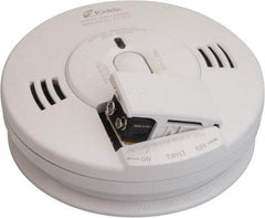 Kidde - Wire In 120 Volt Smoke and Carbon Monoxide Alarm - 85 dB Decibel Rating, 9V Battery Not Included, Wall or Ceiling Mount, Photoelectric and Electrochemical Sensor, Indicating Light, Tamper Resistant, Interconnectable - Caliber Tooling