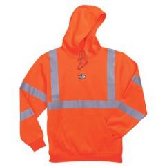 8393 4XL ORANGE HOODED SWEATSHIRT - Caliber Tooling