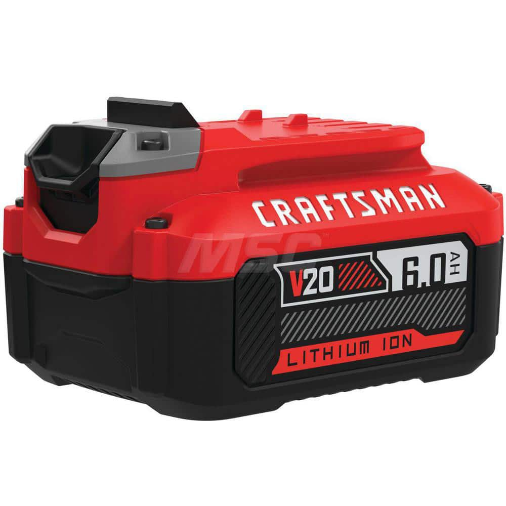 Power Tool Battery: 20V, Lithium-ion 6 Ah, Series 20V MAX