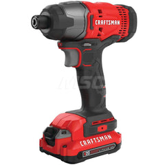 Cordless Impact Wrench: 20V, 1/4″ Drive, 3,100 BPM, 2,800 RPM 2 V20 Battery Included, Charger Included