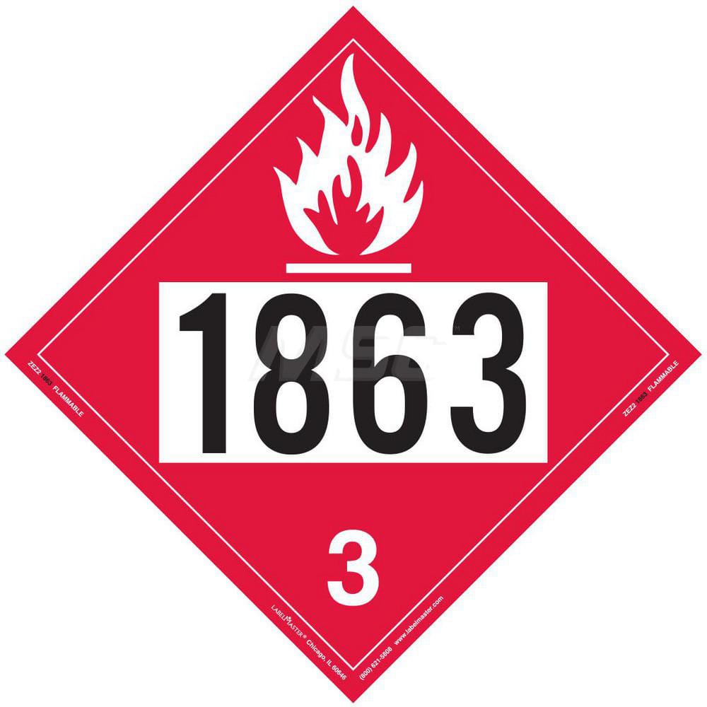 DOT Placards & Holders; Type: Placard; Legend: Flammable Liquid; Legend: Flammable Liquid; Material: Vinyl; Message or Graphic: Flammable Liquid; Legend Color: Red; Material: Vinyl; Compliance Specifications: DOT 49 CFR 172.519; Placard Coating: UV; Langu