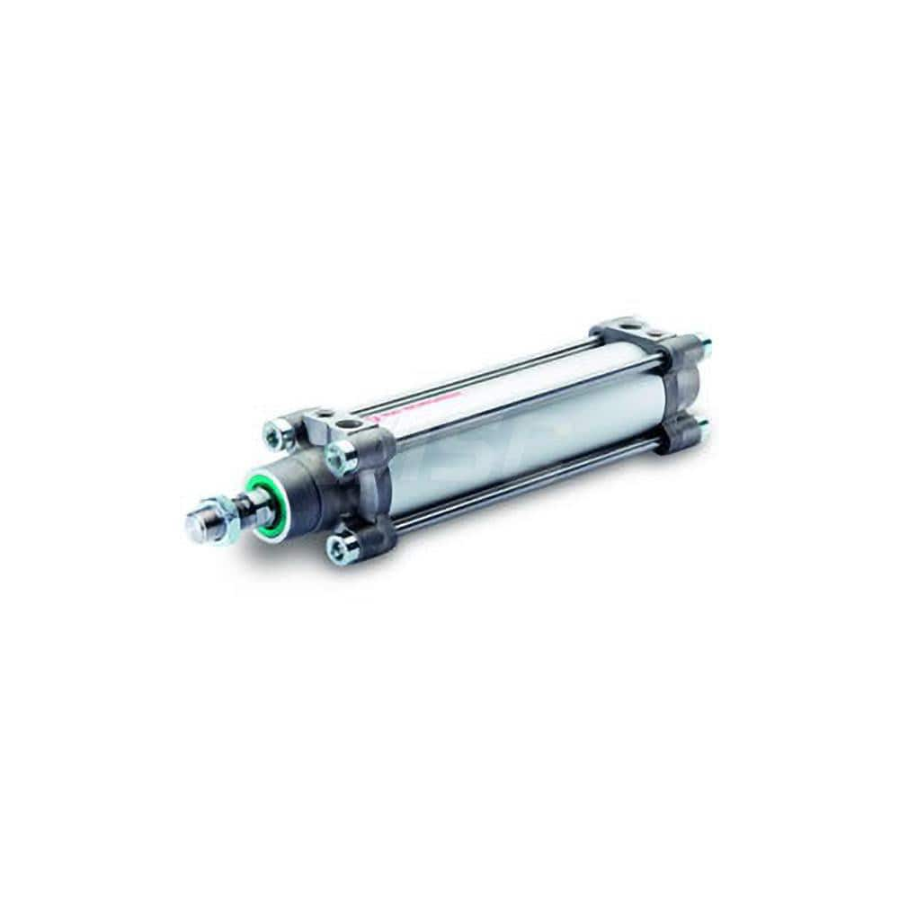 NFPA Tie Rod Cylinders; Type: Double Acting; Bore Size (Inch): 50 mm; Rod Diameter (Decimal Inch): 20 mm; Port Size: 1/4; Rod Thread Size: 16 mm; Stroke Length: 50 mm; Body Material: Steel; Bore Size (mm): 50 mm; Stroke Length (mm): 50 mm; Rod Diameter (m