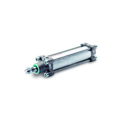 NFPA Tie Rod Cylinders; Type: Double Acting; Bore Size (Inch): 80 mm; Rod Diameter (Decimal Inch): 25 mm; Port Size: 3/8; Rod Thread Size: 20 mm; Stroke Length: 100 mm; Body Material: Steel; Bore Size (mm): 80 mm; Stroke Length (mm): 100 mm; Rod Diameter