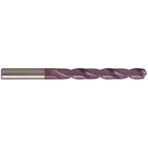 #53 Dia. × 1.51 mm Shank × 20 mm Flute Length × 43 mm OAL, Jobber, 118°, nano-FIREX, 2 Flute, External Coolant, Round Solid Carbide Drill