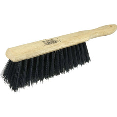 8″ - Black Synthetic Counter Dusters / Oil / Water Resistant Industrial Hand Brush - Caliber Tooling