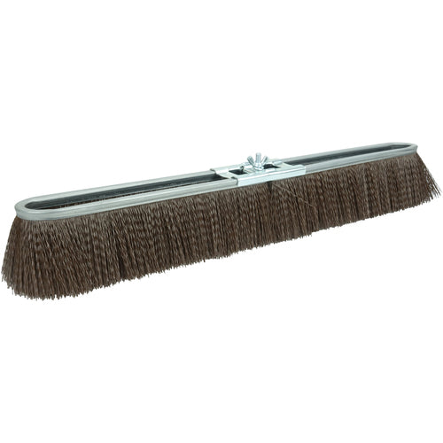 18″ Vortec Pro Coarse Sweep Strip Broom, Brown Polypropylene Fill - Caliber Tooling