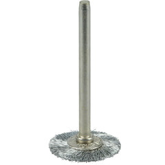 3/4″ Diameter - Steel Wire Mini Wheel Brush - Caliber Tooling