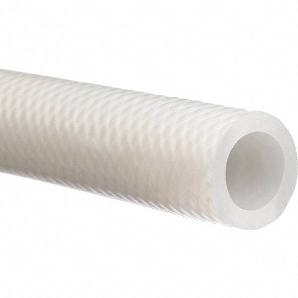 Value Collection - 1" ID x 1-3/8" OD, 10' Long, Silicone Reinforced (FDA) Tube - Clear, 360 Max psi, -100 to 440°F - Caliber Tooling
